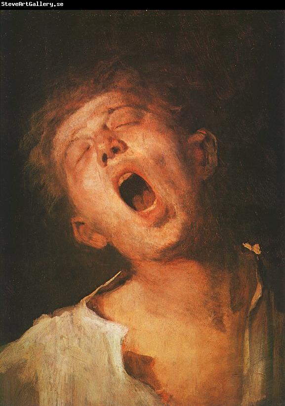 Mihaly Munkacsy Yawning Apprentice